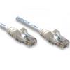 Cavo di rete INTELLINET ICOC CCA5U-005 WH  Patch CCA Cat. 5e Grigio UTP 0,50 mt